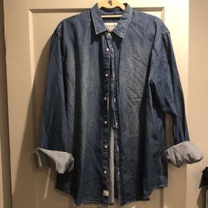 Men’s Frank & Eileen Denim button down XL